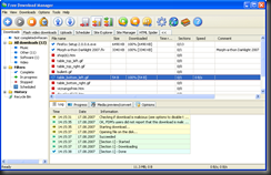 Downloads window