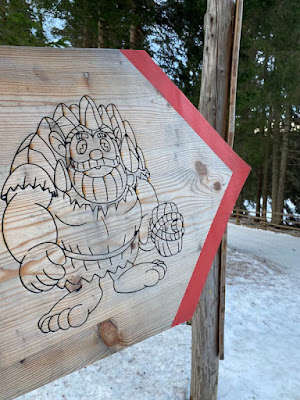 Passeggiata sulla neve parco Gigante Baranci