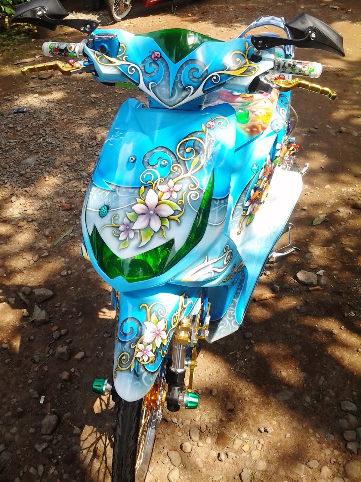 Modifikasi Airbrush Honda Beat Hza17