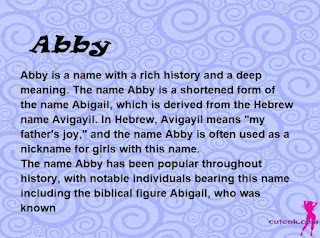 meaning of the name "Abby"
