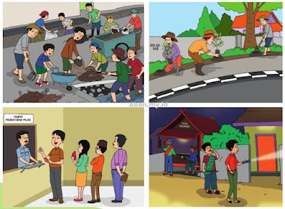 Kunci Jawaban Tema 6 Kelas 6 Halaman 3, 5, 6 Buku Siswa Subtema 1 Pembelajaran 1