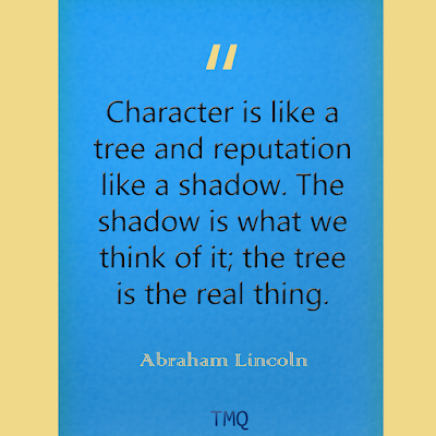 Character is like a tree Abraham Lincoln Quote Motivational  deep lines