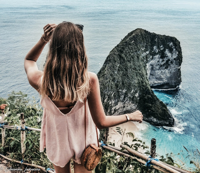 Selfie on Kelingking Beach