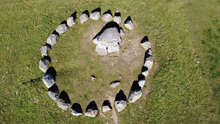 Aerial photo of Poskaer Stenhus (Source: Mols Berge National Park website)