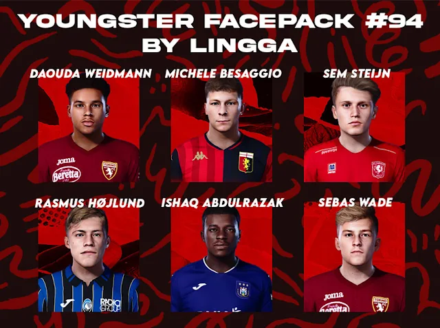 Youngster Facepack V94 For eFootball PES 2021