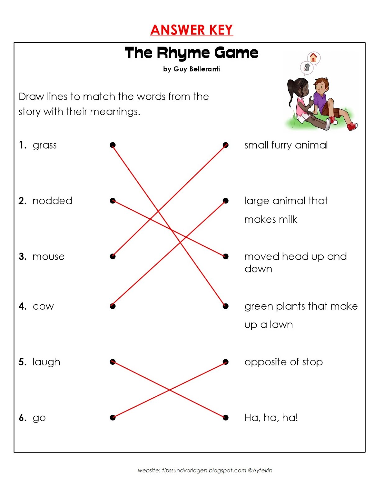 Free Printable 1st Grade English Worksheets