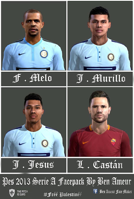 Pes 2013 Serie A Facepack By Ben Ameur