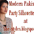 Modern Pakistani Party Silhouette For Women 2012