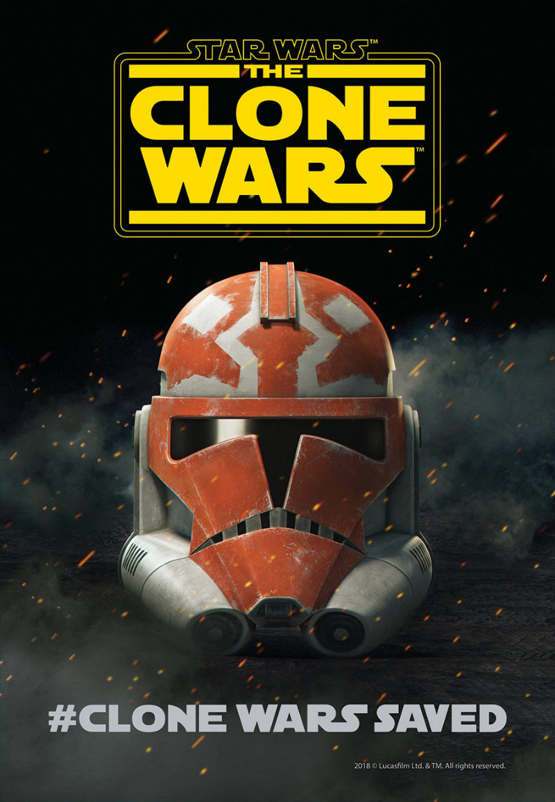 STAR WARS: THE CLONE WARS poster