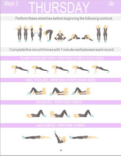 30 day butt and abs tone up challenge free download