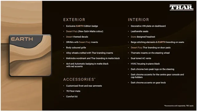Key Features of Thar Earth Edition