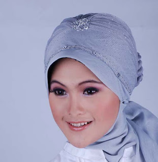 cara memakai jilbab modern