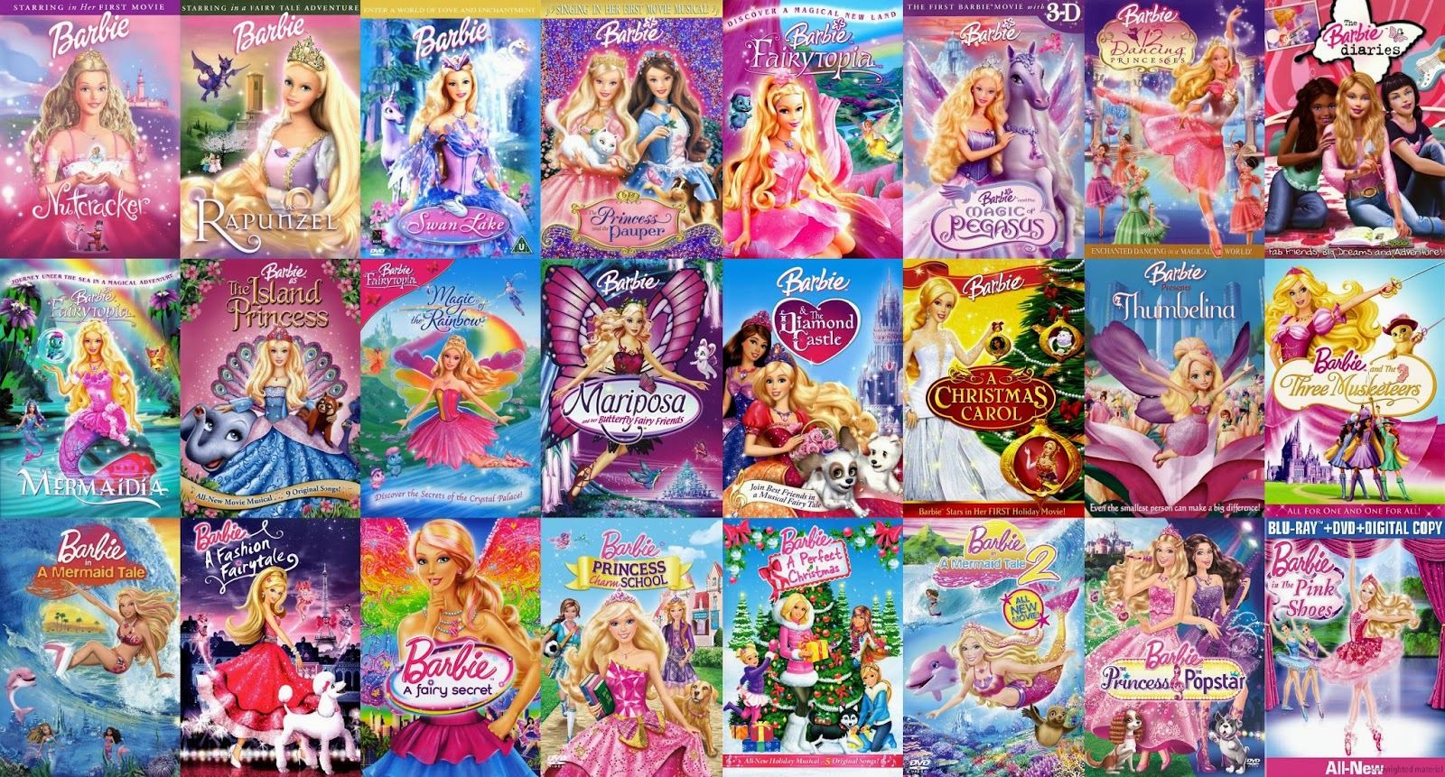 Free Barbie Movies: List Of All Barbie Full Movies-Barbie ...