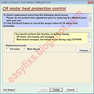 CR motor heat protection control