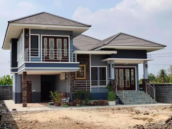 gambar rumah dengan lantai split level