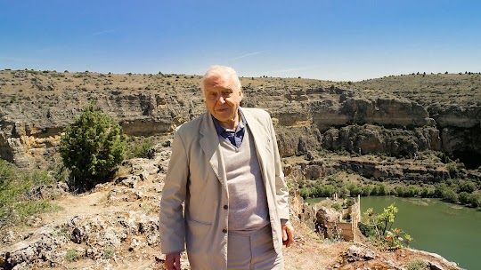 David Attenborough en el Convento de la Hoz
