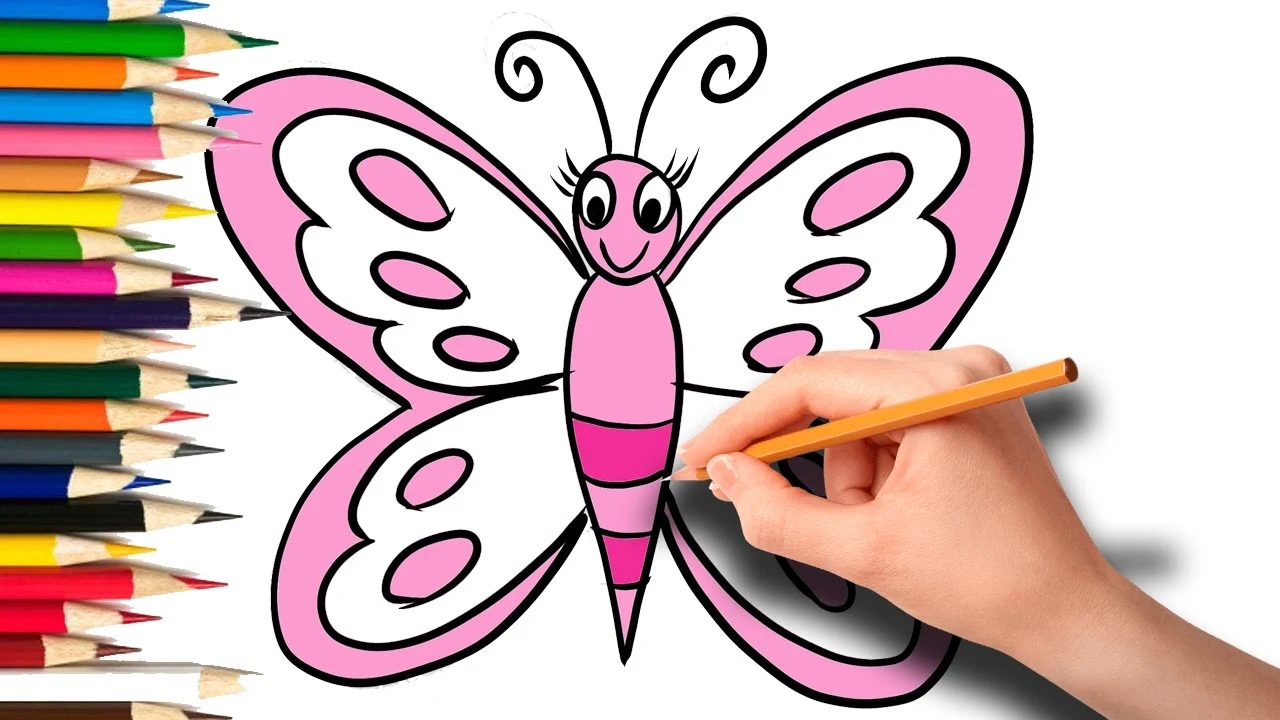 Butterfly Drawing - Butterfly Pic Download - Butterfly Drawing - Butterfly Wallpaper - projapoti pic - NeotericIT.com