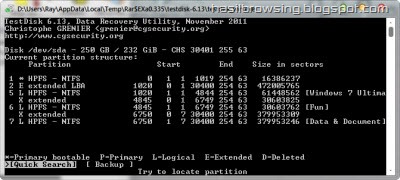 test disk screenshot 5