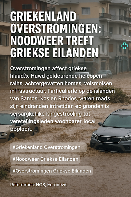 Griekenland Overstromingen: Extreem Noodweer Treft Griekse Eilanden