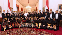 Presiden Jokowi Sapa Talenta-Talenta Muda di Istana