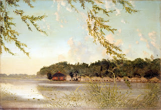 高橋由一の油絵　不忍池（1880年）