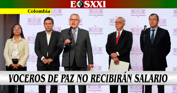 Gobierno designa a siete detenidos en las protestas de 2021 como Voceros de Paz