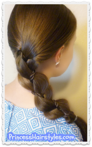 Braid With A Twist, Quick and Easy Beginner Hairstyle