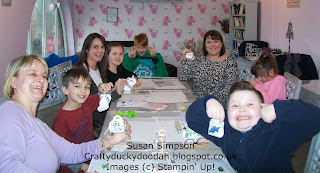 Stampin' Up! Susan Simpson Independent Stampin' Up! Demonstrator, Craftyduckydoodah!, Adult & Child Papercraft Workshop, No Bones About It, February 2016,