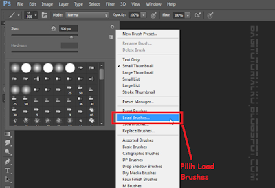 Cara Menambah Brush Pada Adobe Photoshop Dengan Mudah