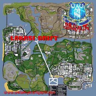 Lokasi Mod GTA Mod Map Tokyo Drift (Arena Lintasan Drift) v1.0