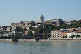 Vista do Castelo de Buda de Budapeste na Hungria