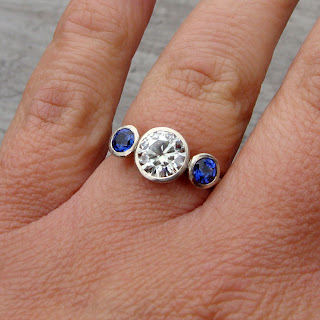 three stone ring