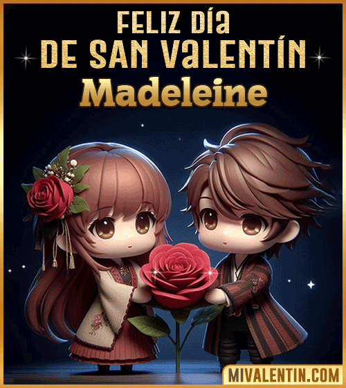 Imagen Gif feliz día de San Valentin Madeleine