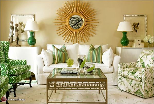 Green Color In Details Of Interior Designs 21