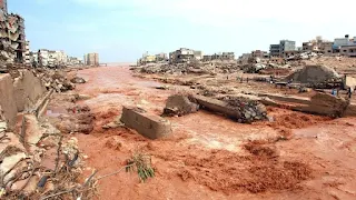 floods in northeastern Libya