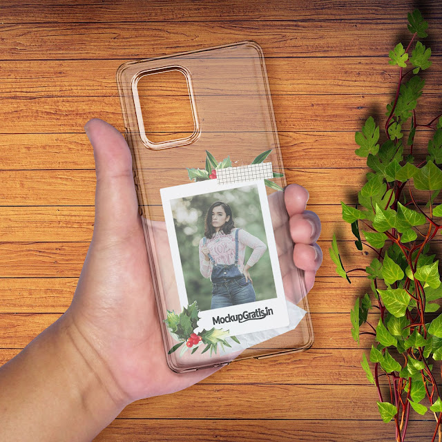 Mockup Gratis Custom Softcase Samsung Galaxy S10 Lite Transparan