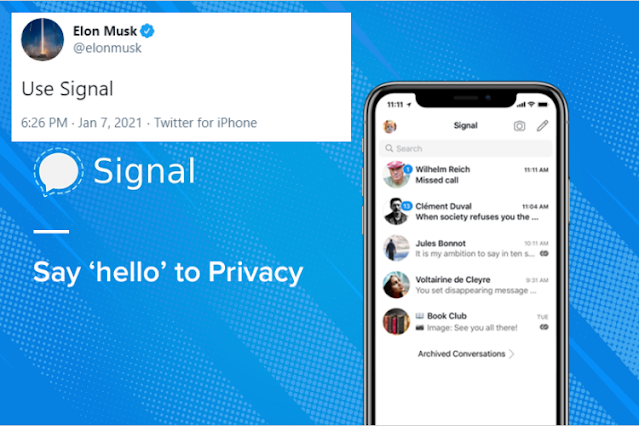 Whatsapp Ubah Kebijakan soal Data Pengguna,  CEO Tesla Elon Musk Ajak Pindah ke Signal