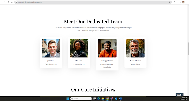 New Community Film Collaborative Website