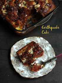 American Earthquake Cake, Earthquake cake