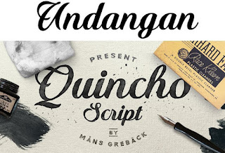 Download 40+ Font Latin Keren Untuk Desain Undangan Pernikahan, Quincho Script