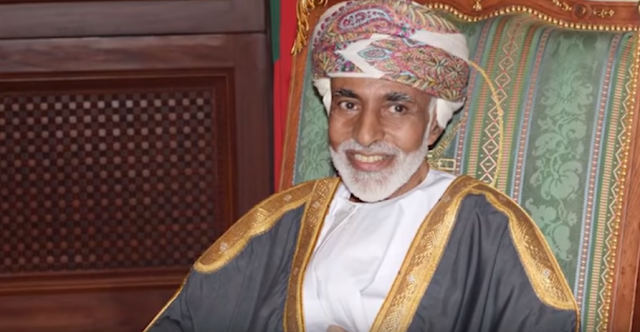 The Sultan of Oman president went away