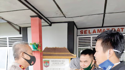 Polsek STL Ulu Terawas Sosialisasi Penerimaan Polri