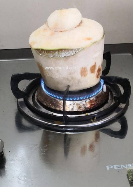 kelapa bakar ikhtiar hamil