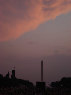 Sunset over Washington Monument