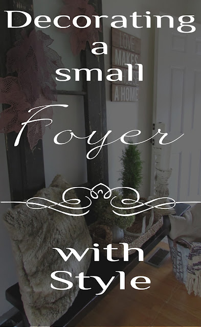 Decorating an entry or foyer for Fall