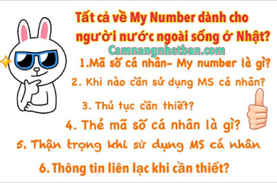 My number - Ma so ca nhan o Nhat Ban, nhung dieu can biet