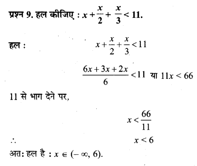 Solutions Class 11 गणित-I Chapter-6 (रैखिक असमिकाएँ)