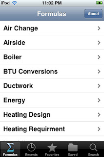 HVAC Formulator IPA App Version 1.6