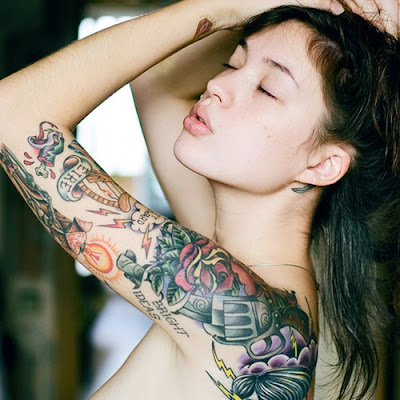 womens arm tattoos