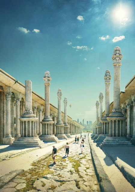 Penampakan 10 Keajaiban Dunia Yang Hilang Jika Di Kontruksi Ulang -  kuil artemis